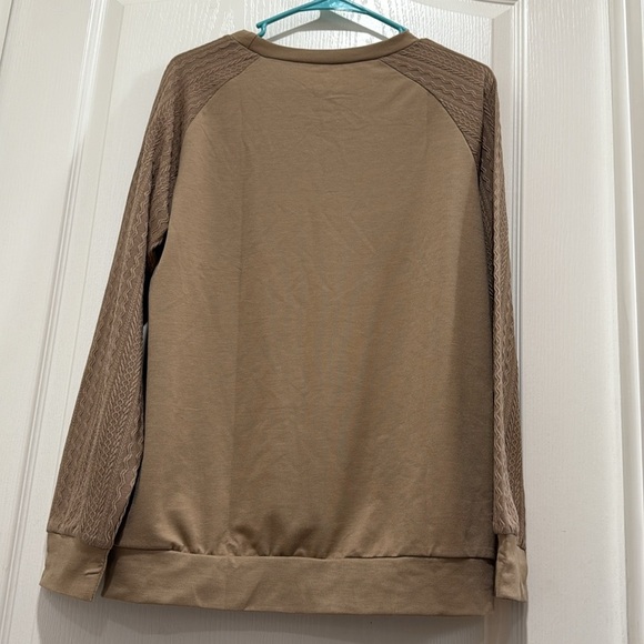 Casual Beige Crew Neck Top 2-pk - Picture 9 of 9